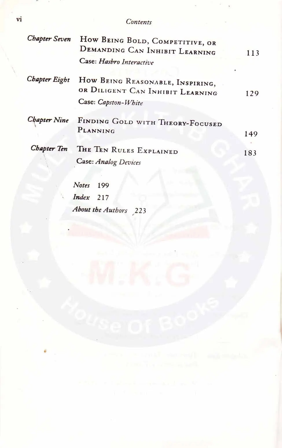 10 Rules for Strategic Innovators Book By Vijay Govindarajan Contents 3 MKG