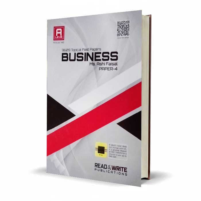 A Level Business Paper 4 Topical Past Papers 9609 | Read & Write