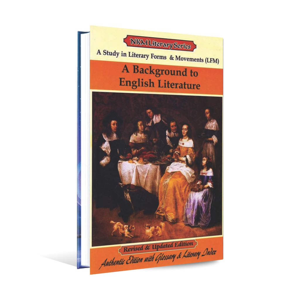 A Background to English Literature Book By NKM Series Multan Kitab Ghar