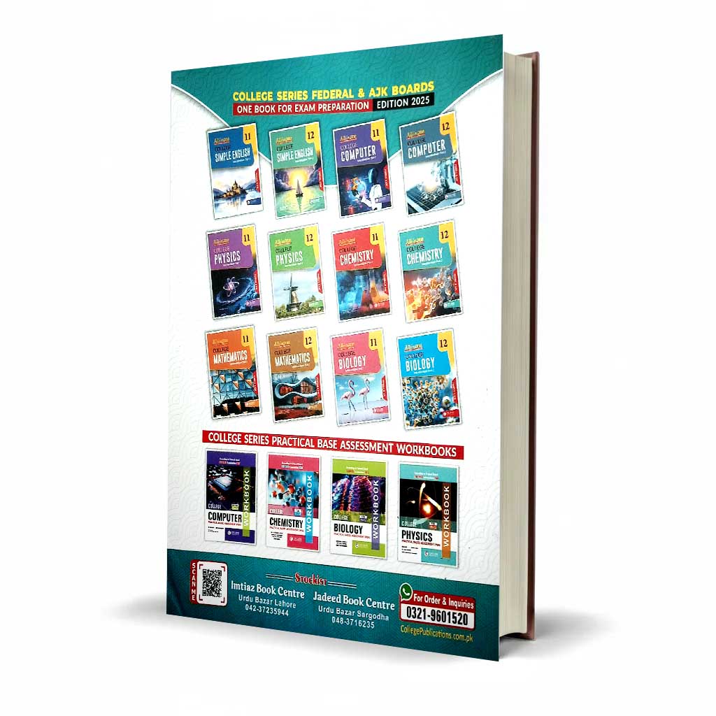 All in One College Chemistry Class 12 – Intermediate Part-II (Federal & AJK)
