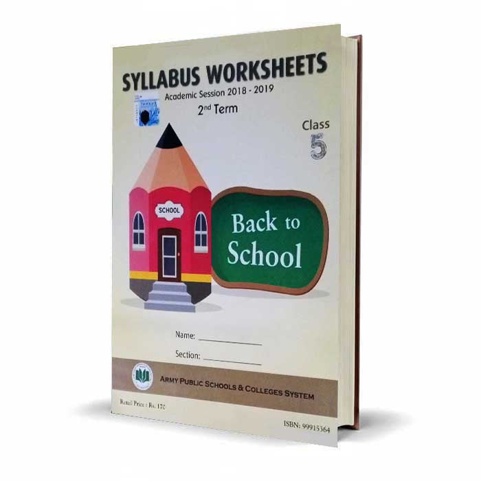 Army Public Schools Syllabus Worksheets Class 5 | 2nd Term Guide