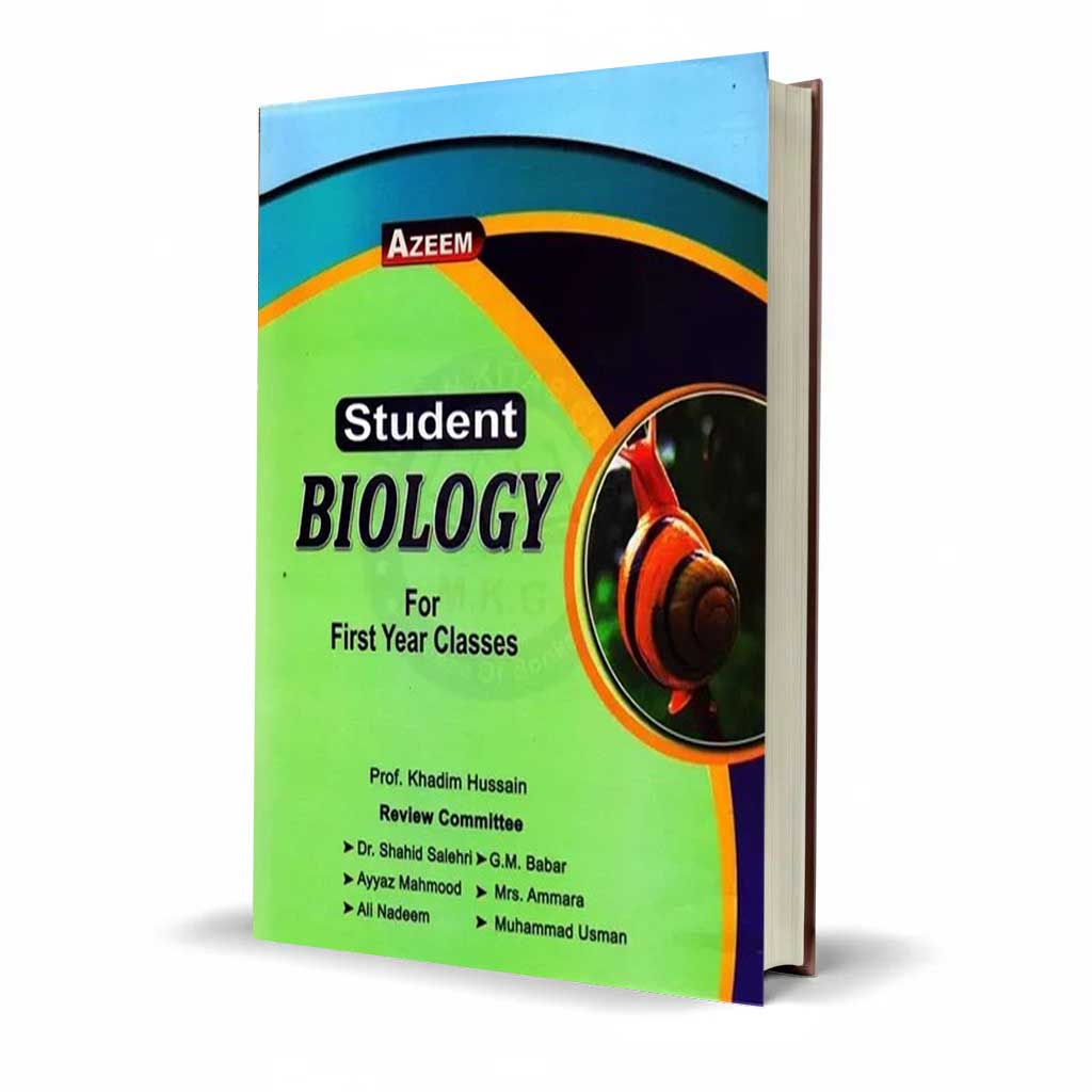 Azeem Student Biology Book For 11 Class By Khadim Hussain