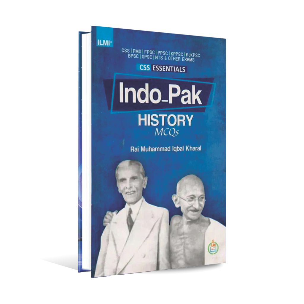 CSS ilmi INDO-PAK HISTORY MCQs Book By Rai Iqbal Kharal Multan Kitab Ghar