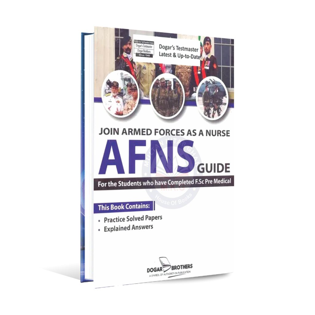 Dogar AFNS Guide Book For Armed Forces Nursing Services Multan Kitab Ghar