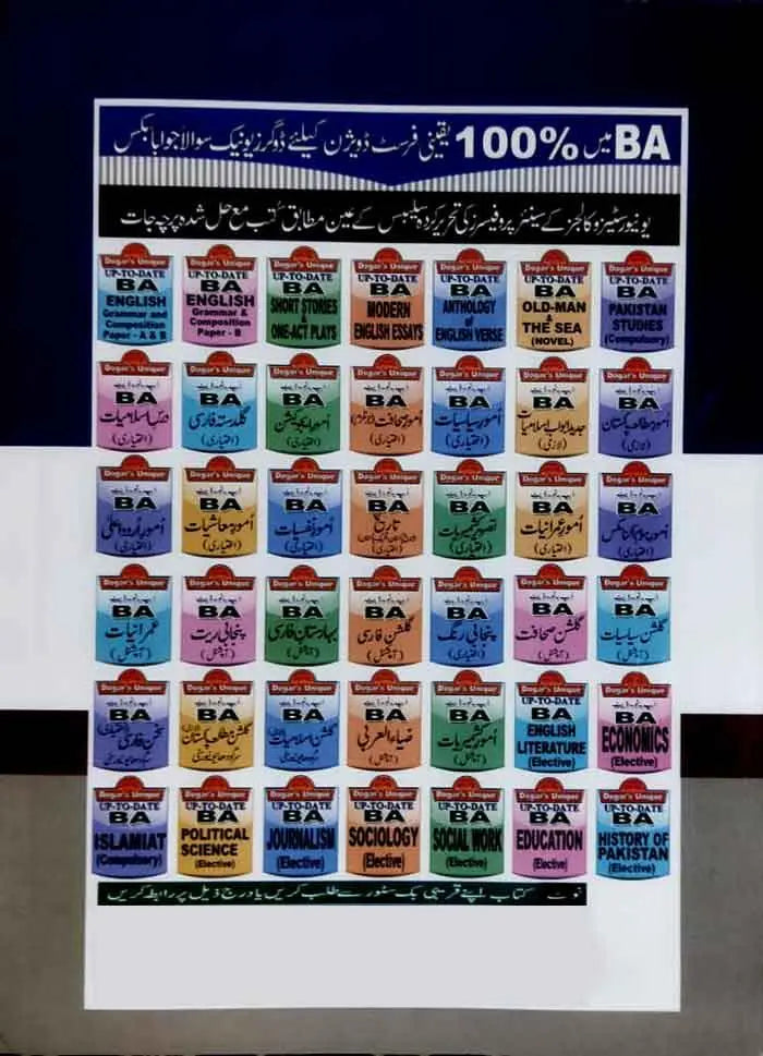 Dogar Unique B.A Education (Ilm ul Taleem) part-B Book for ADPBA By Dr. Hafiz Abdul Khaliq