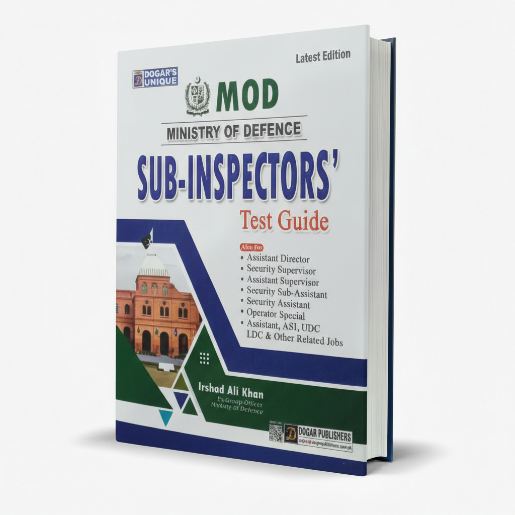 Dogars Unique Sub Inspector Test Guide Book by Irshad Ali - MKG Multan