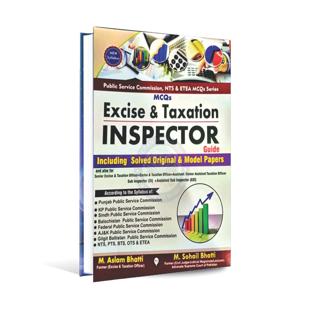 Excise Taxation Inspector Guide with MCQs for PPSC By M Sohail Bhatti