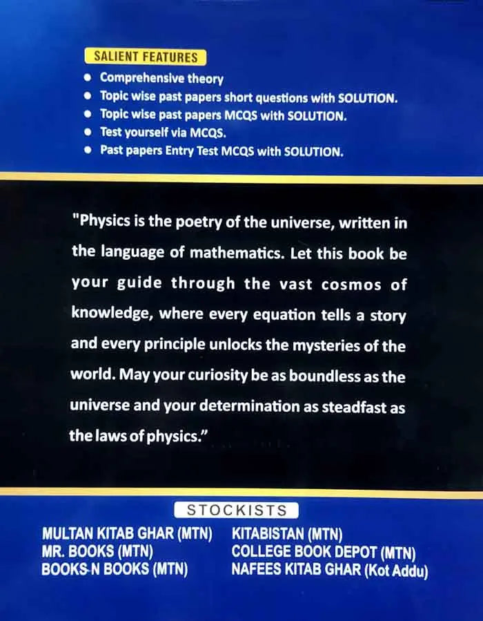 Gravity Series Physics (Objective + Subjective) | Intermediate Part-I 2024 Edition by Muhammad Amir