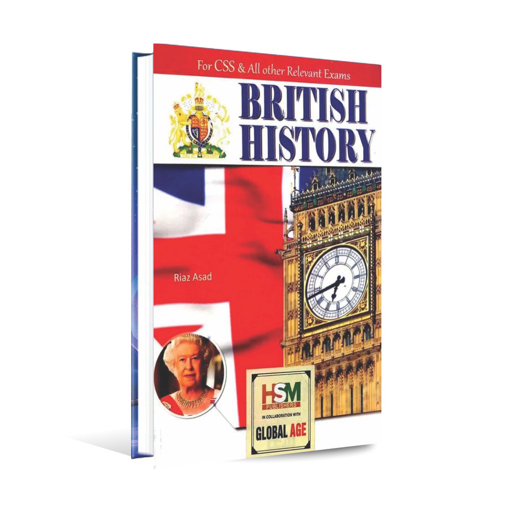 HSM British History Book For CSS By Riaz Asad Multan Kitab Ghar