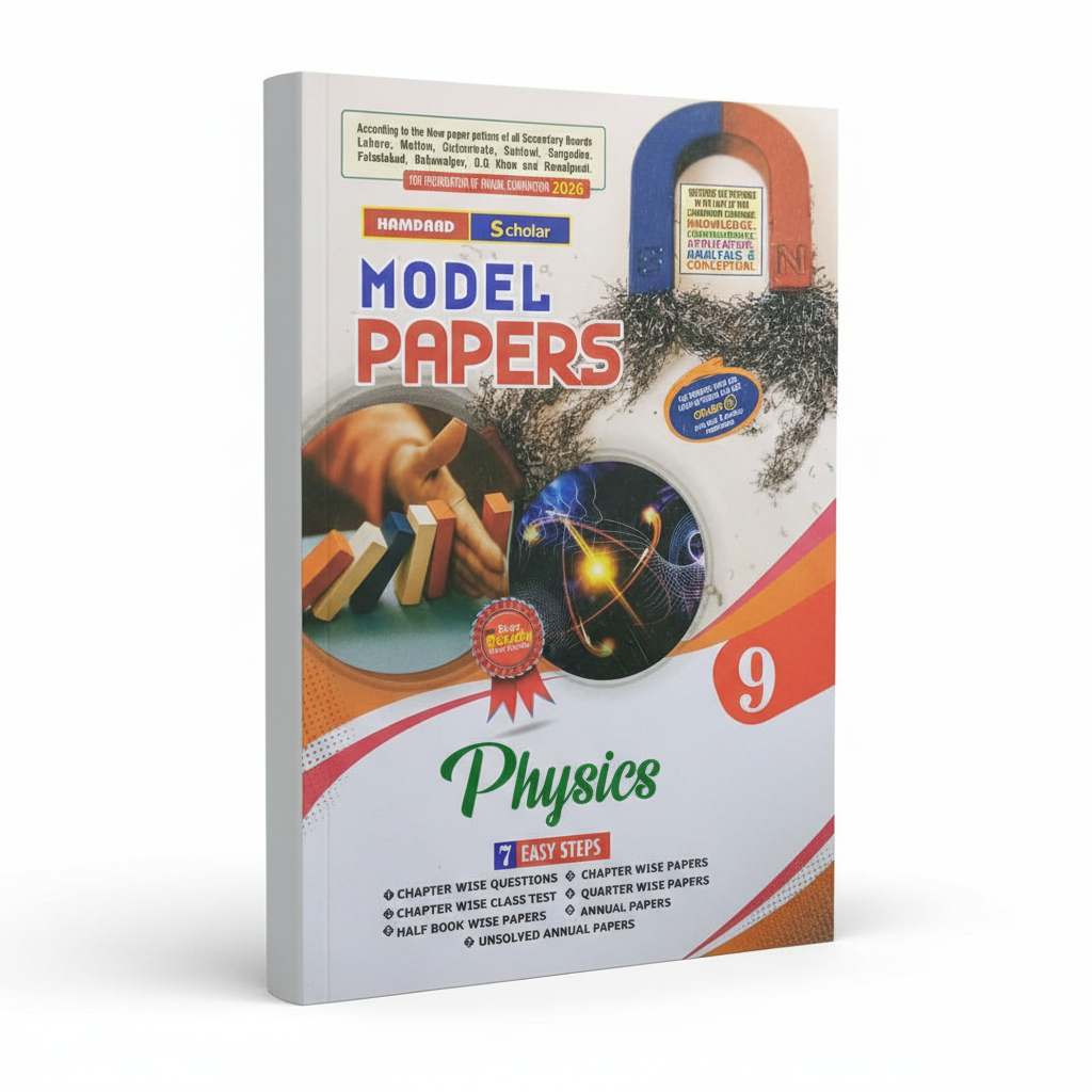 Hamdard Scholar Physics 9th Class Up-To-Date Papers | Solved Papers & Practice 2026 MKG