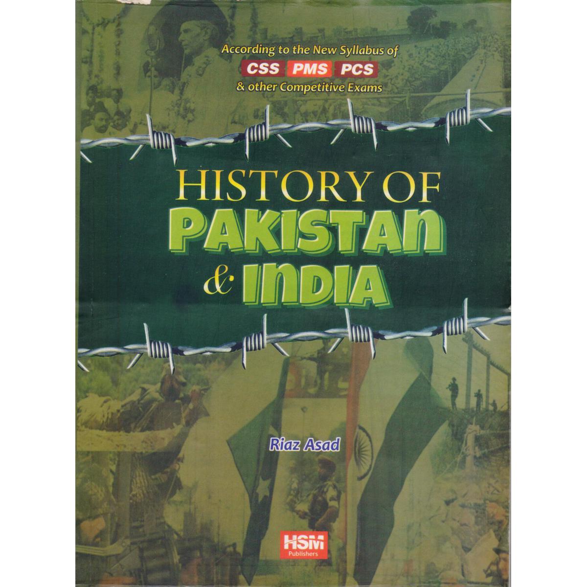 History of Pakistan and India For CSS, PMS, PCS (Latest Edition) - MKG