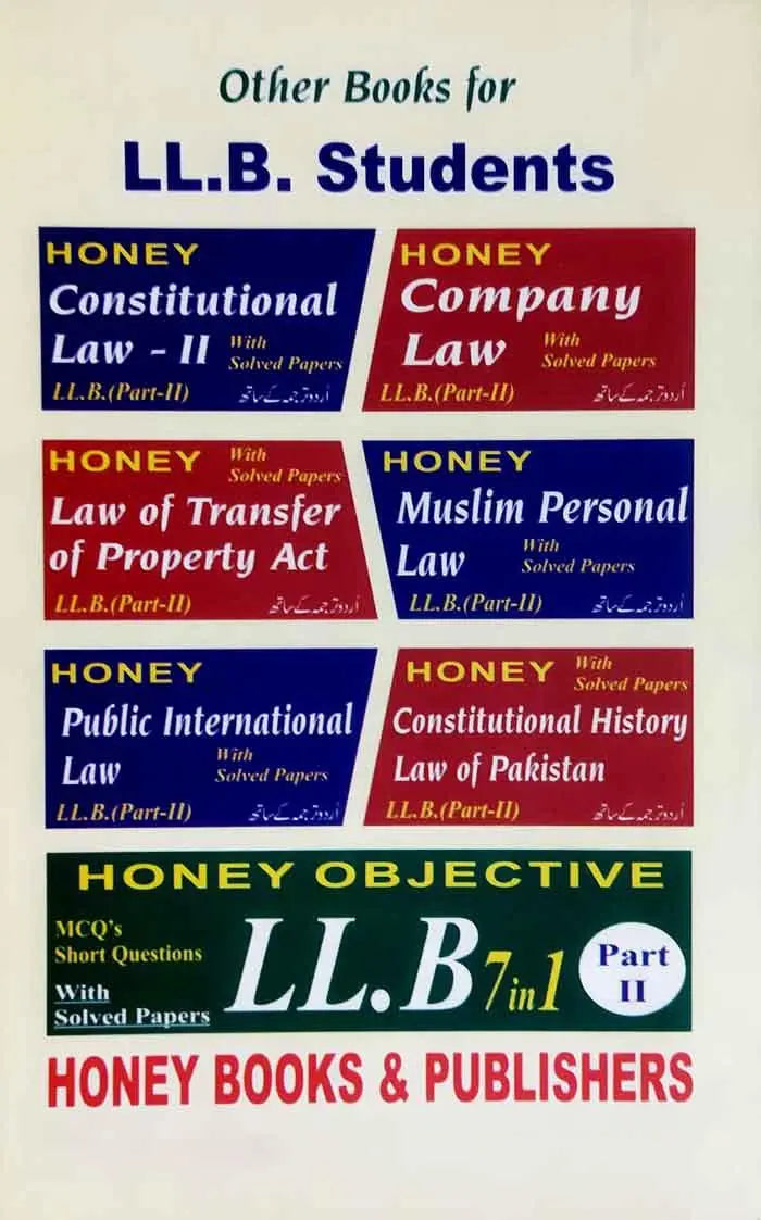 Honey Assignment on Administrative Law with Solved papers for LL.B part-II