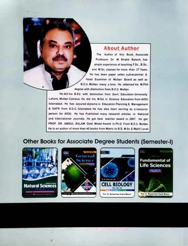 Honey A Textbook of Introduction to Non-Vascular Plants for ADA, ADS, BS By Dr. Muhammad Khalid Baloch