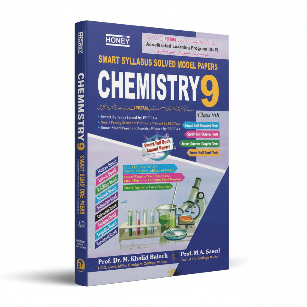Honey Solved Papers Chemistry for Class 9 by Syed Latif Bukhari 2026 MKG