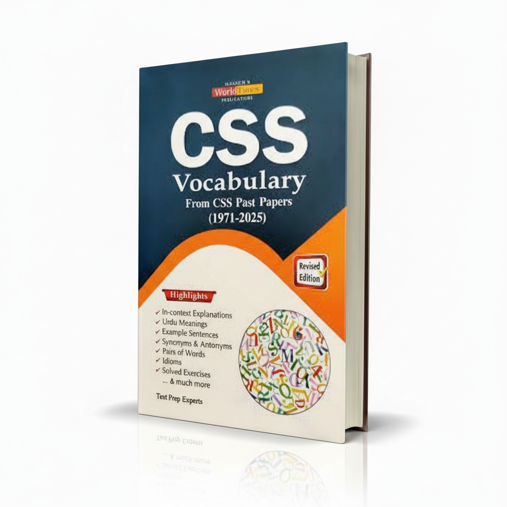 JWT CSS Vocabulary From CSS Past Papers (1971-2025) By Adeel Niaz - MKG