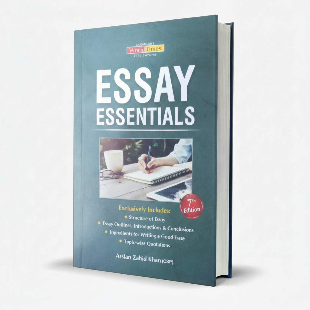 JWT Essay Essentials Book 5th Edition for CSS PMS By Arslan Zahid MKG