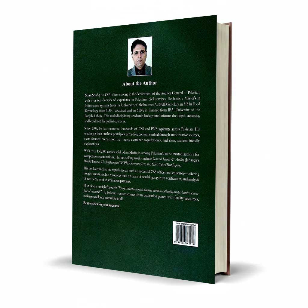 JWT Science MCQs for CSS PMS by Mian Shafiq CSP Preparation - MKG