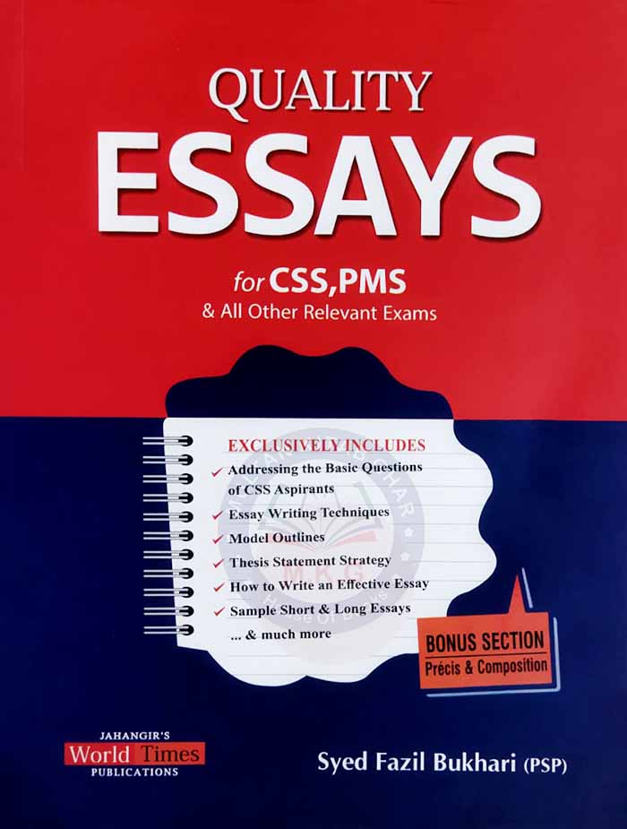 Jahangir Quality Essays for CSS & PMS by Fazil Bukhari MKG