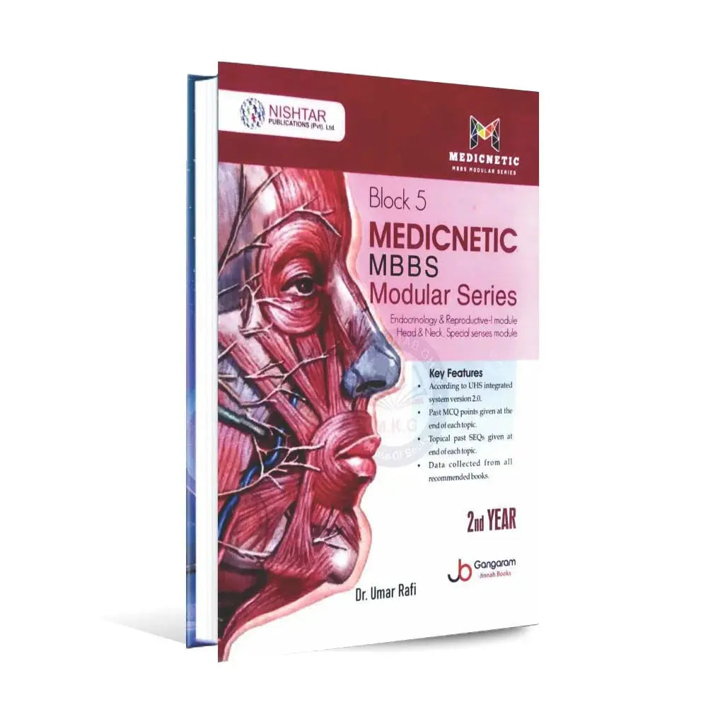 Medicnetic MBBS Modular Series Book 5 for 2nd Year by Dr. Umar Rafi Multan Kitab Ghar