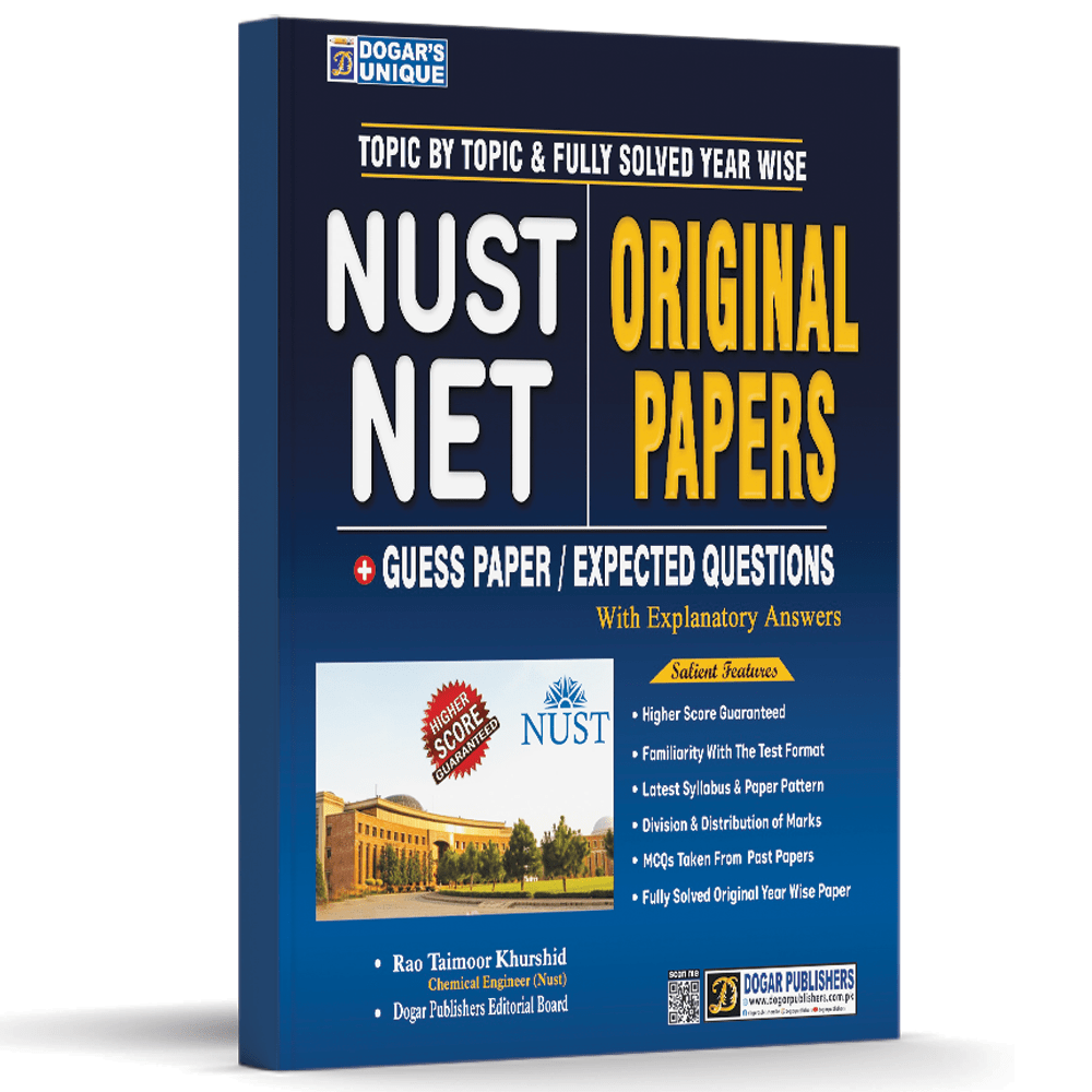 NUST NET Original Papers by Rao Taimoor Khurshid – Dogar Publishers