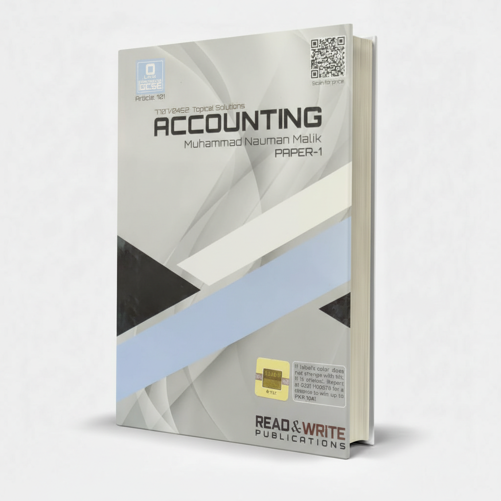 O Level Accounting Paper 1 MCQs Book by M. Nauman Malik β Exam Practice Guide - MKG