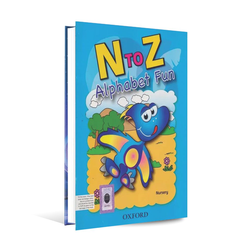 Oxford N TO Z Alphabet Fun Book For Nursery Multan Kitab Ghar