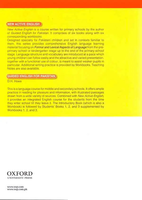 Oxford New Active English for Class 5 Book By D. H. Howe