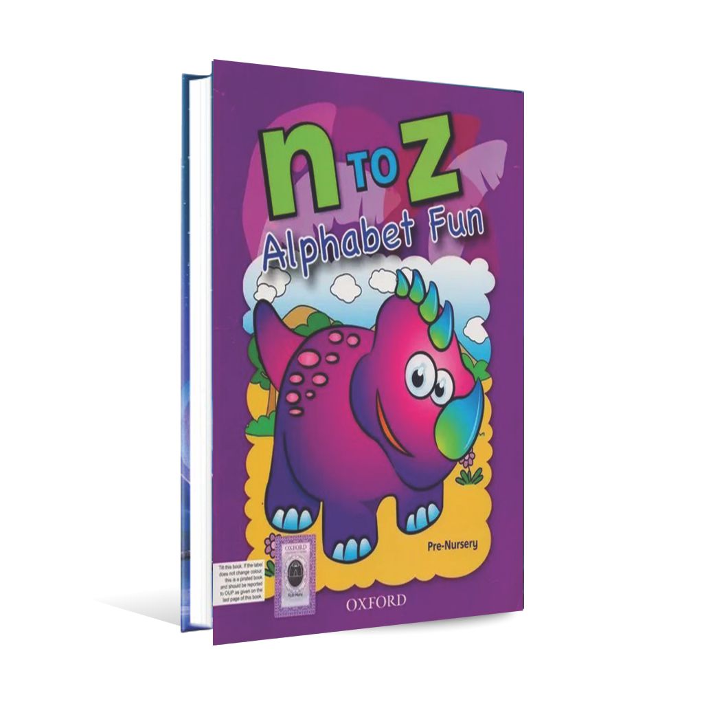Oxford n To z Alphabet Fun Book For Pre-Nursery Multan Kitab Ghar