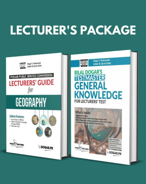 PPSC Lecturer Geography & General Knowledge Package | Dogar