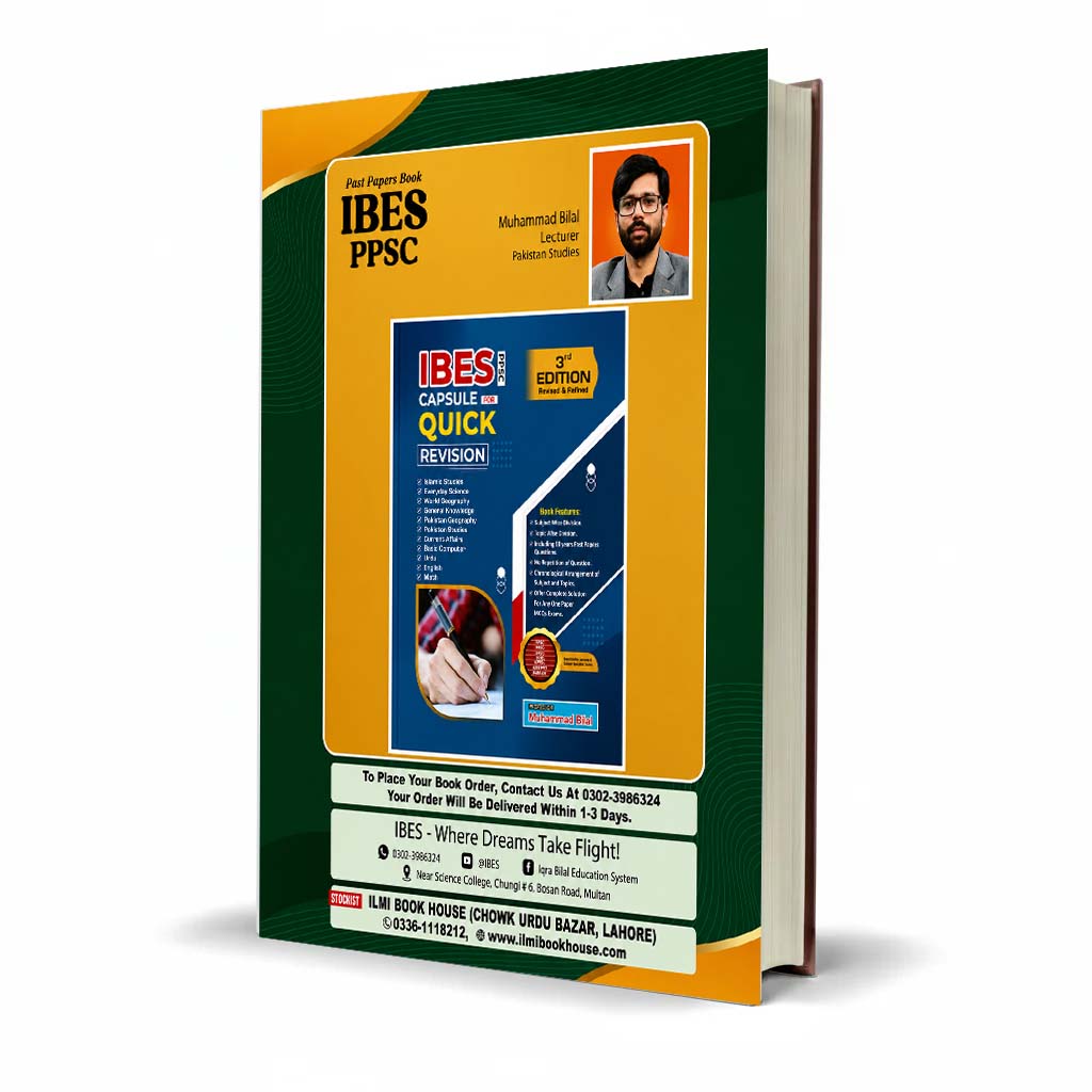 Past Papers Book IBES PPSC – 9th Edition for Competitive Exams 2026