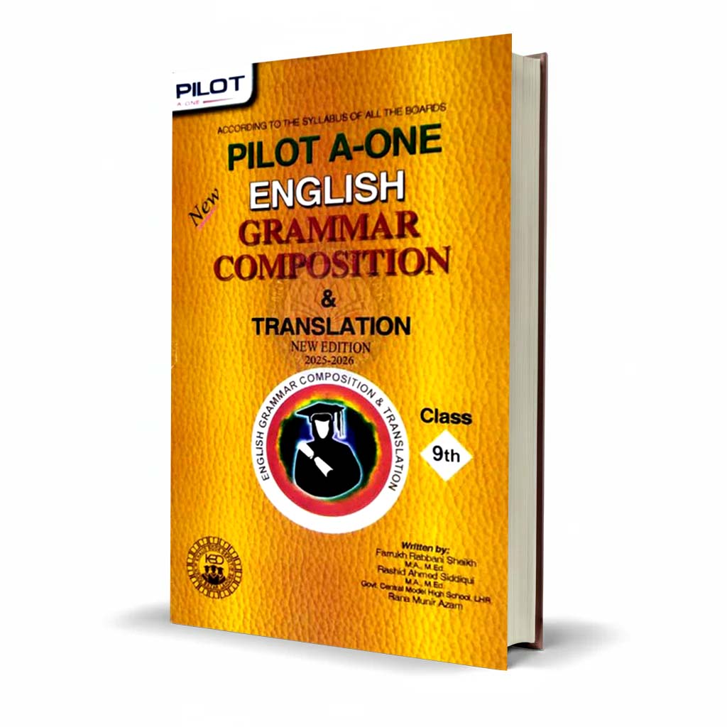 Pilot A-One English Grammar Class 9 – New Edition 2025-2026
