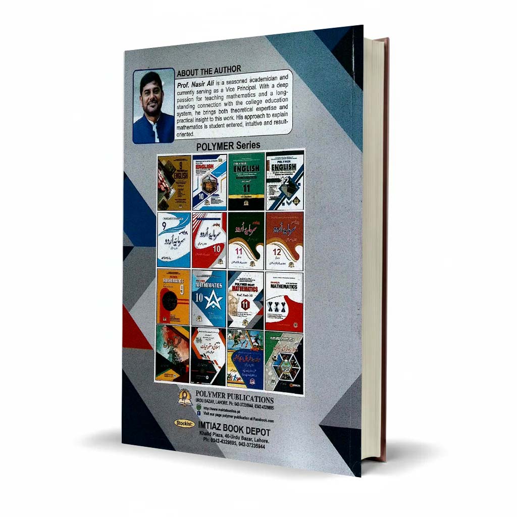Polymer Smart Mathematics Class 11 (Chapters 1–14) by Prof. Nasir Ali