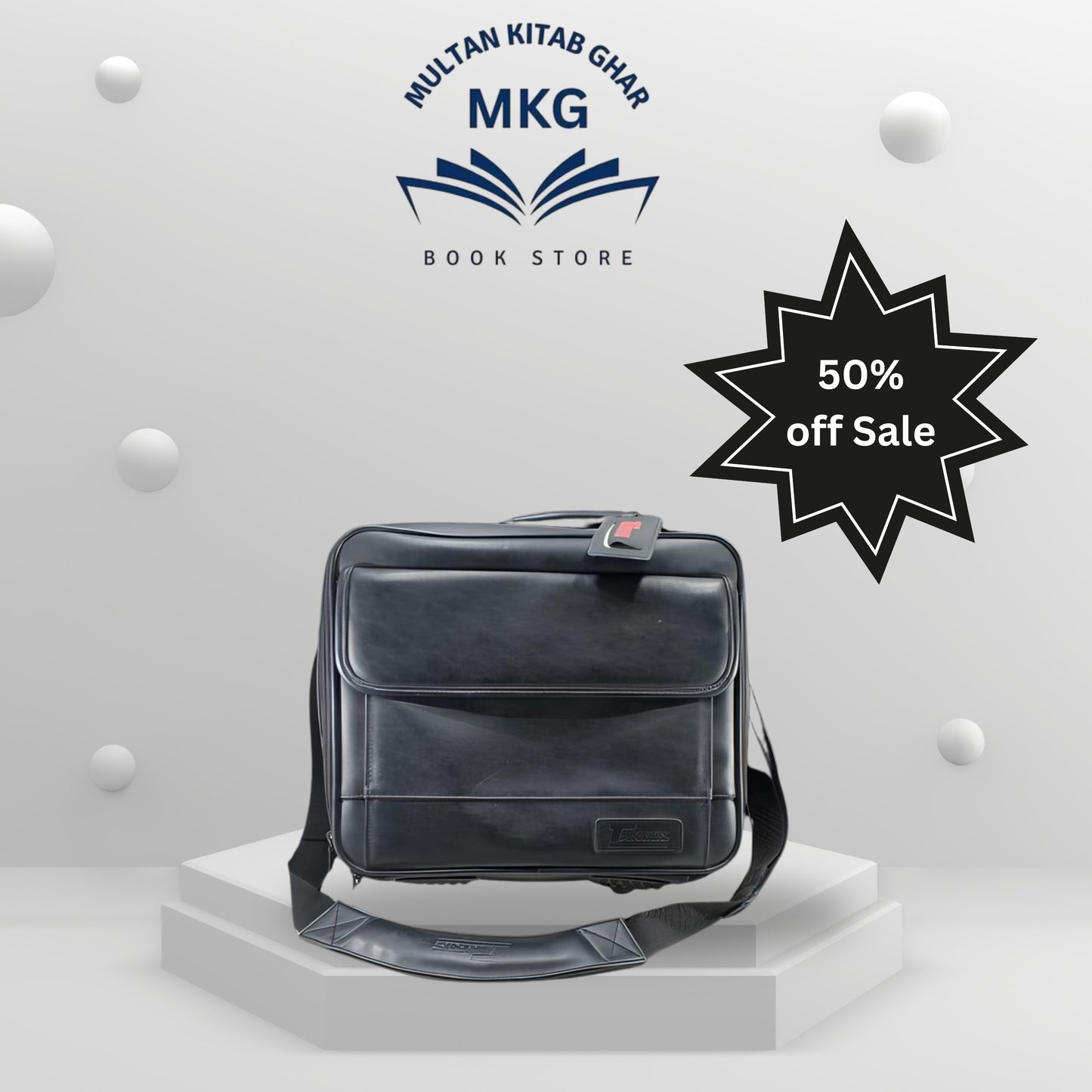 Premium Leather Laptop Bag β Elegant & Durable for Professionals - MKG