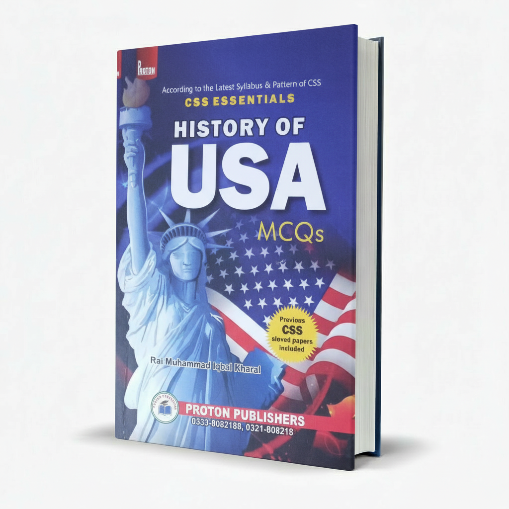 Proton History of USA MCQs for CSS Solved Papers by Rai M. Iqbal Kharal MKG