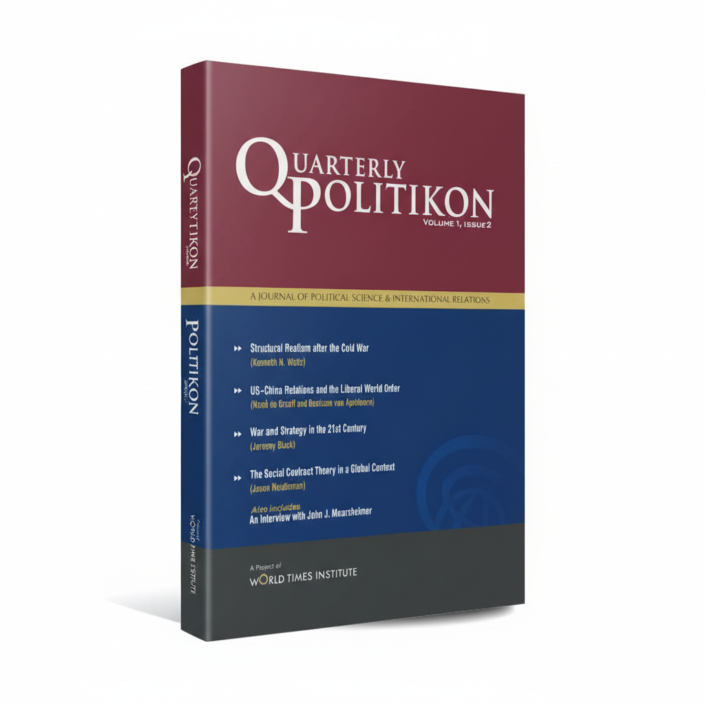Quarterly Politikon Volume 1 Issue 2 Political Science Journal - MKG