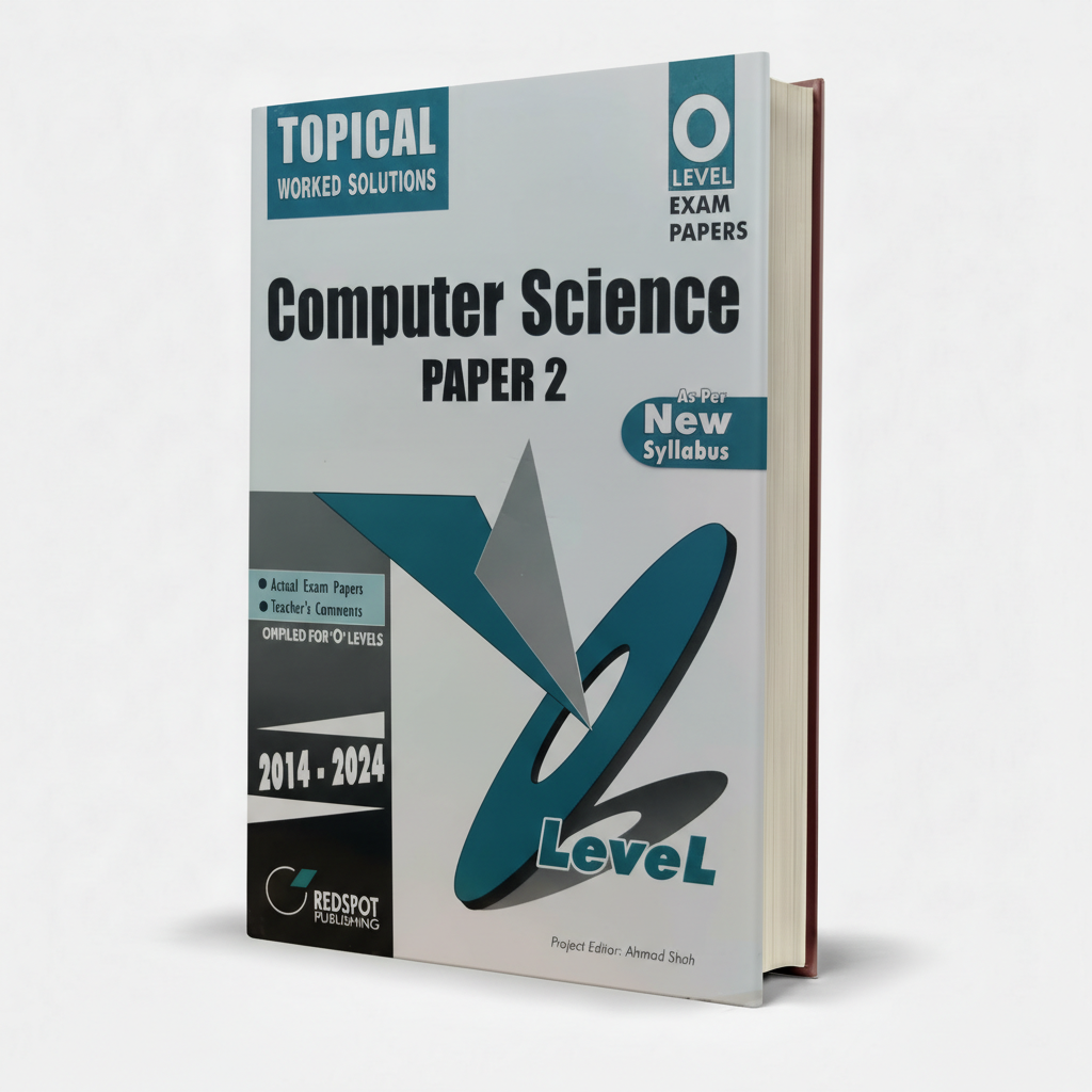 Red Spot Topical O Level Computer Science Paper 2 Book by Ahmad Shah – Exam-Focused Guide - MKG