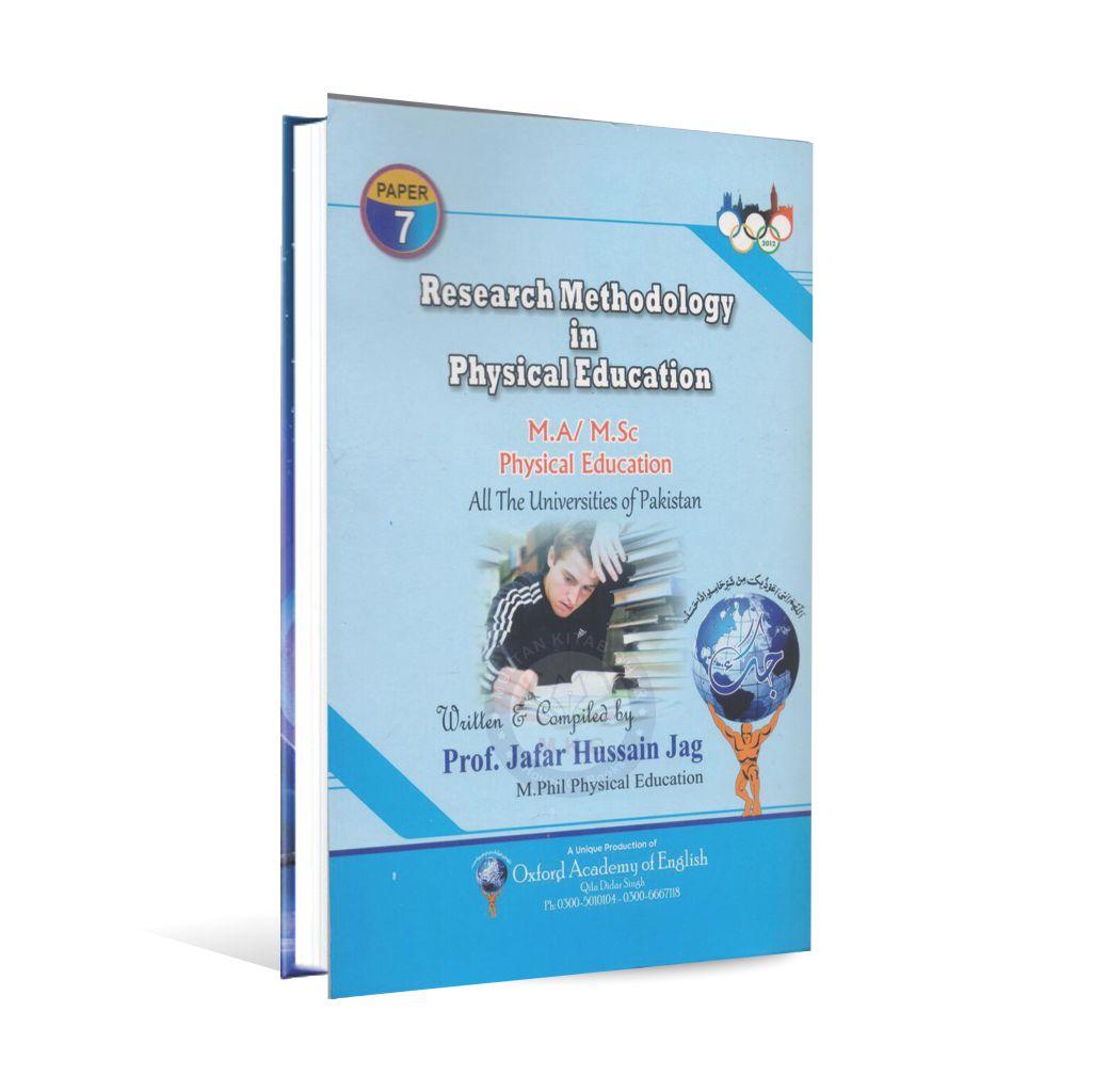 Research Methodology In Physical Education M.A Book by Jafar