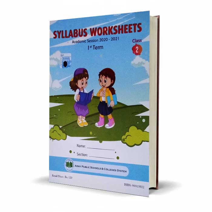 Syllabus Worksheets Class 2 1st Term | Army Public Schools Study Guide