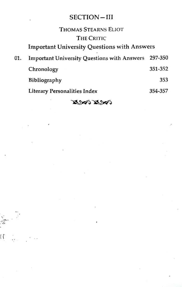 The Critic Book for M.A English By T.S. Eliot | KM Literary Series KM Literary Series