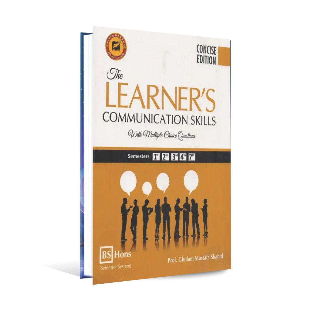 The Learners Communication Skill Book Concise Edition by Ghulam Mustafa Shahid Multan Kitab Ghar