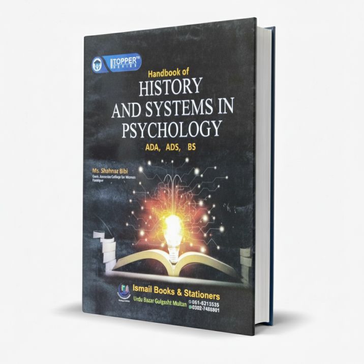 Topper Handbook of History and Systems in Psychology for ADA, ADS, BS by Shahnaz Bibi MKG