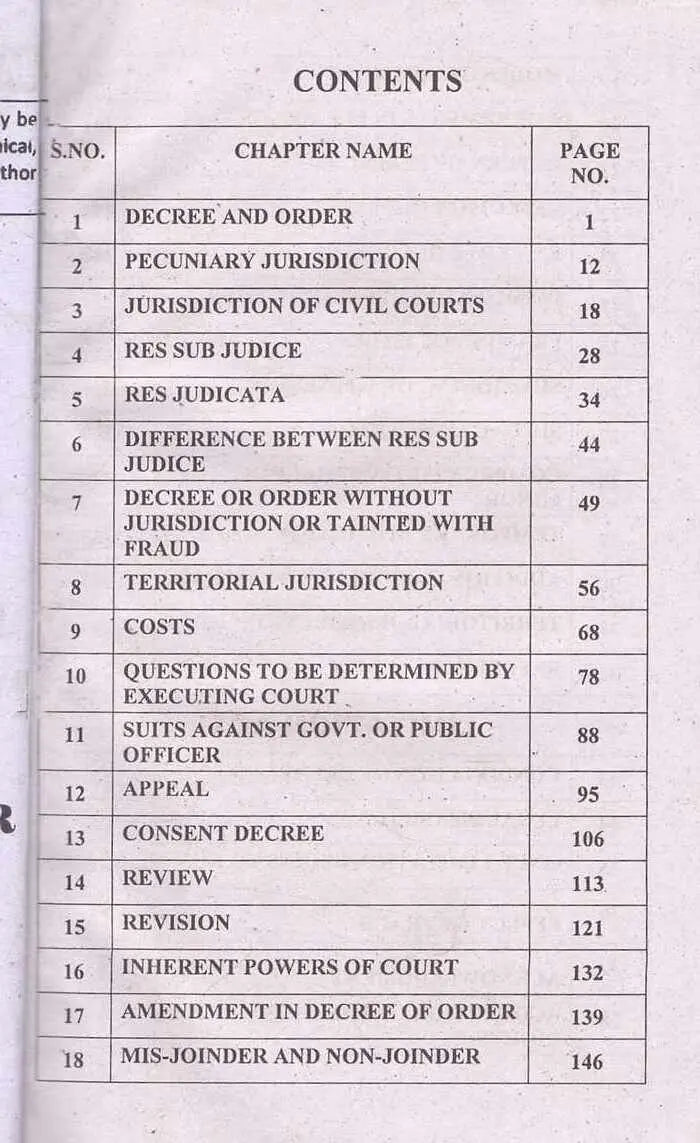 UBC Assignments on CPC Book For LL.B paper-1,part 3 By University Book Corner