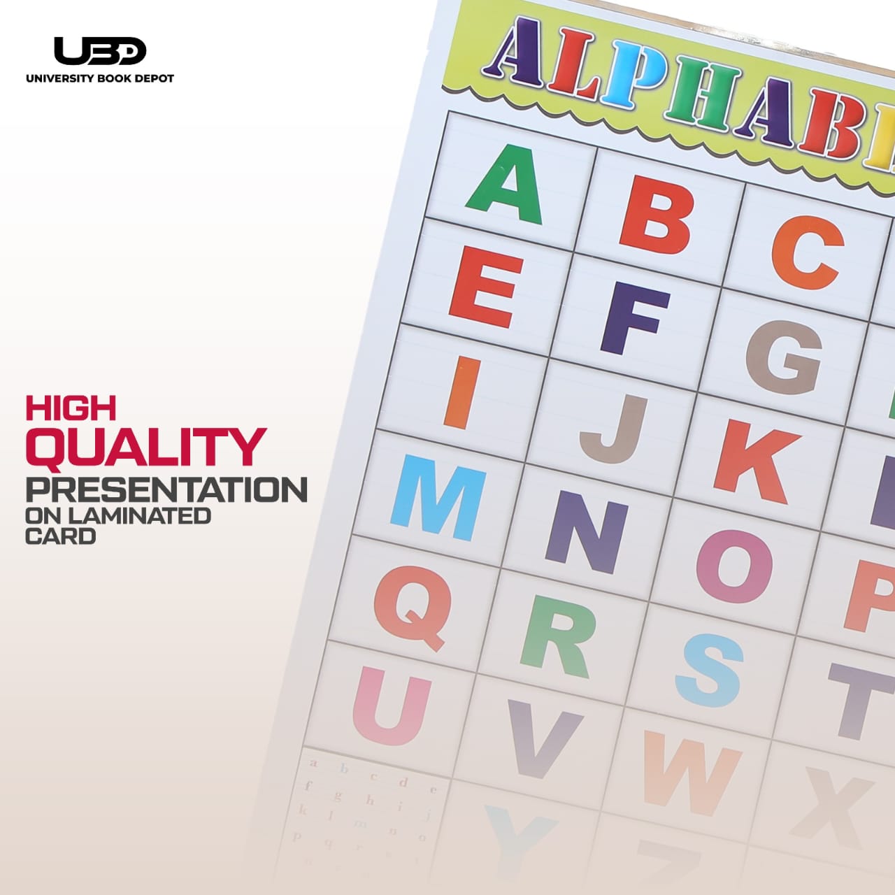 Alphabet Wall Chart | Premium Educational ABC Learning Chart