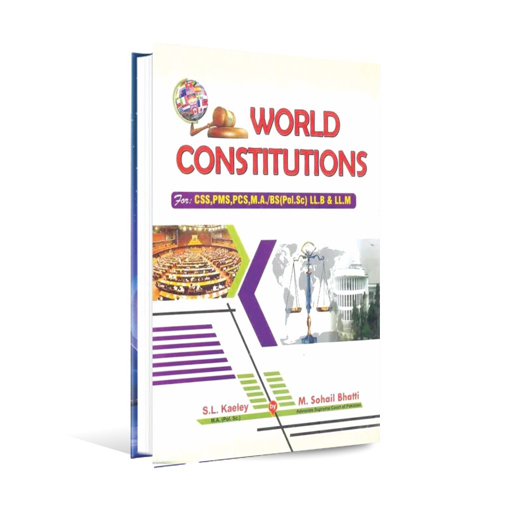 World Constitutions Book For CSS PMS PCS By M Sohail Bhatti Multan Kitab Ghar