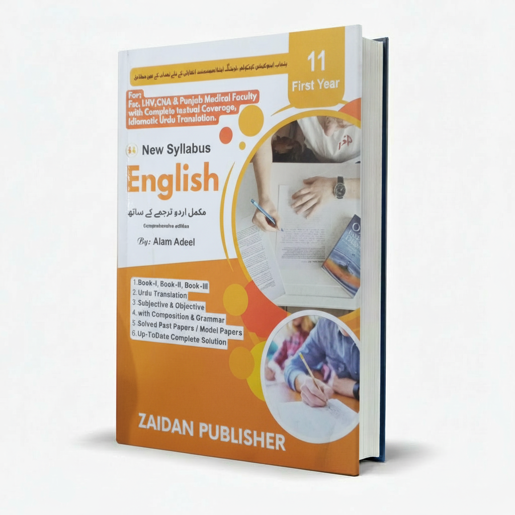 Zaidan New Syllabus English Urdu Translation for Class 11 by Alam Adeel MKG