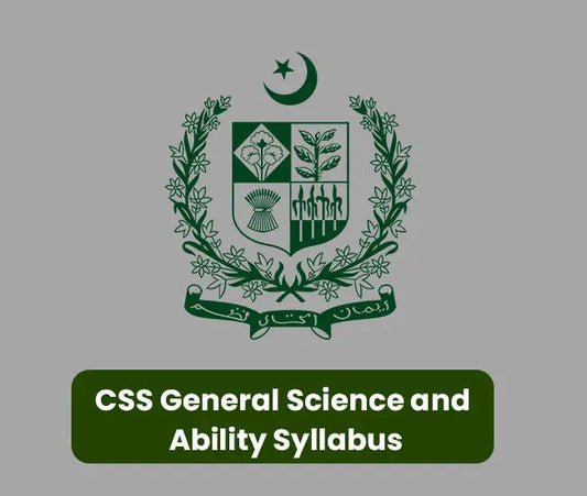 CSS-General-Science-and-Ability-Syllabus-2025 Multan Kitab Ghar