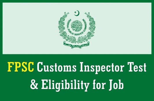 How-To-Prepare-FPSC-Customs-Inspector-Test-Eligibility-for-job-in-2025 Multan Kitab Ghar