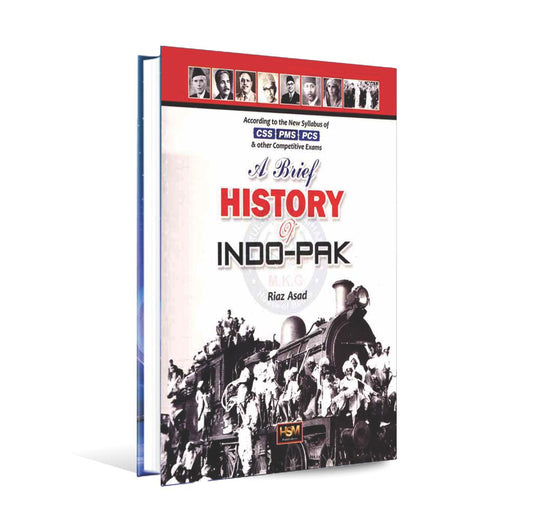 A Brief History of Indo Pak Book by Riaz Asad published by HSM Publishers Multan Kitab Ghar