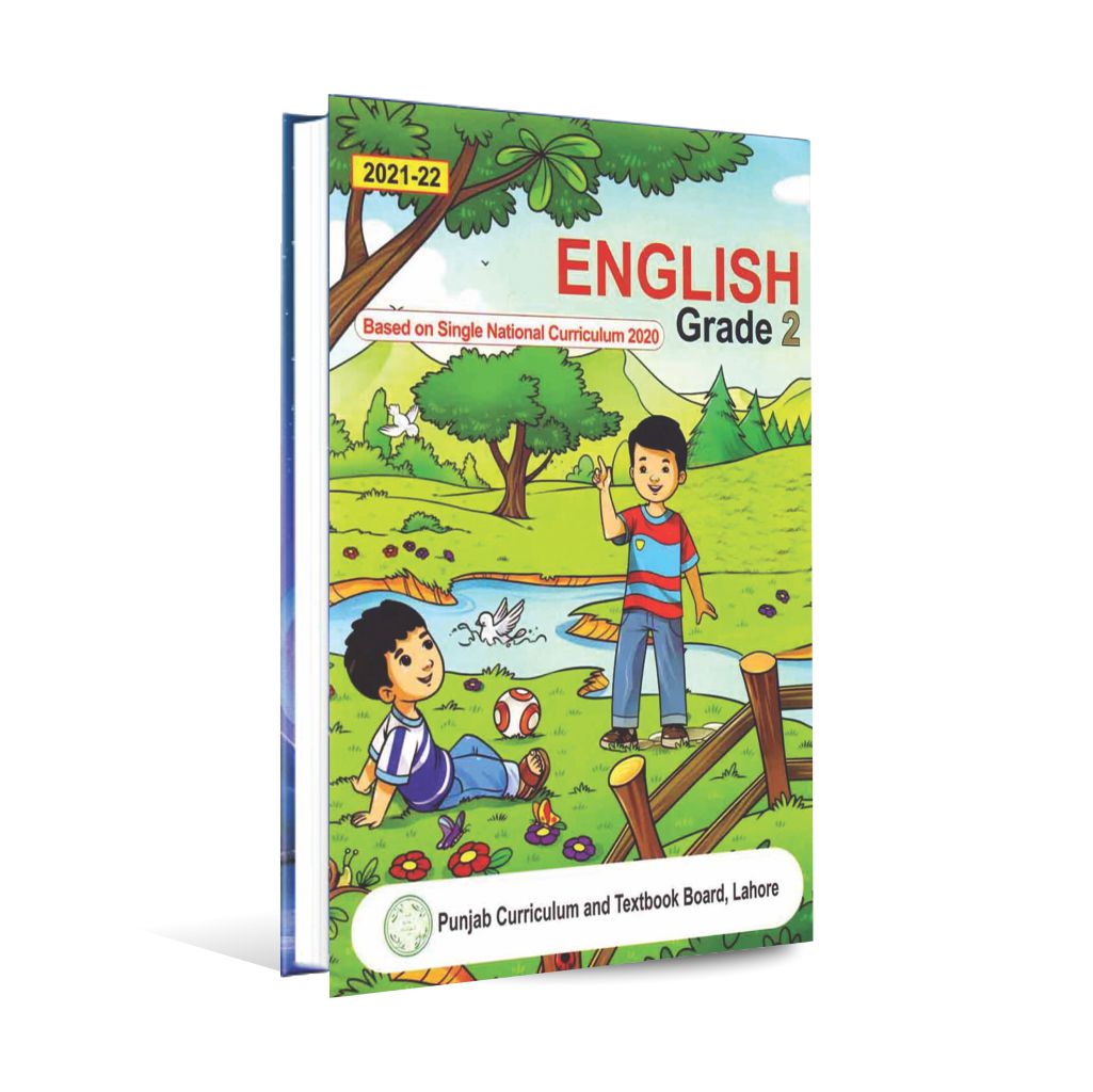 Punjab Text Book of English For Grade 2 Edition 2021-22 Multan Kitab Ghar