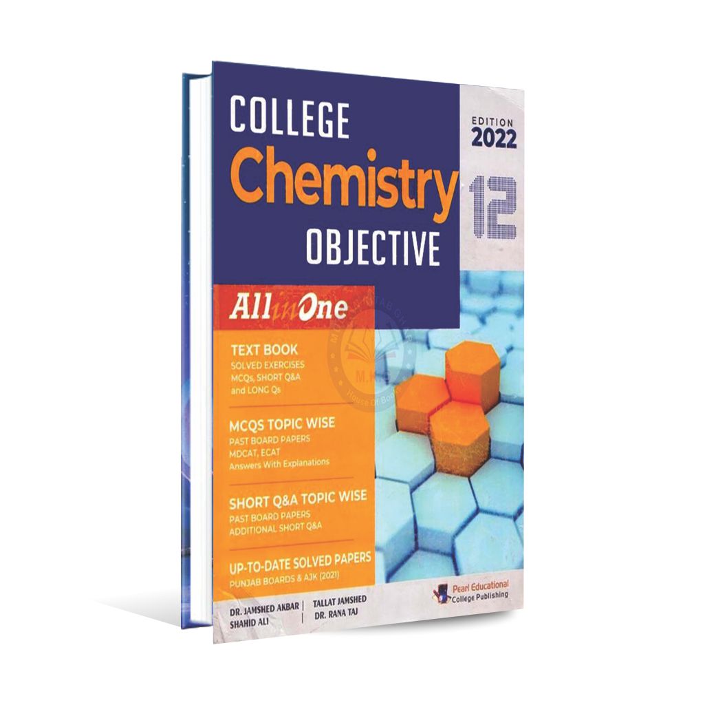 College Chemistry Objective Book for class 12 by Shahid Ali Multan Kitab Ghar